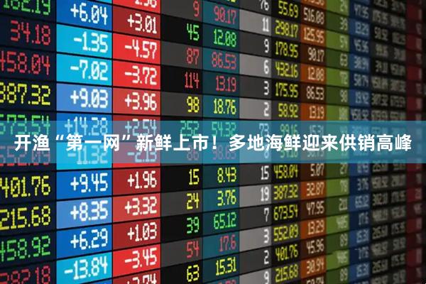 开渔“第一网”新鲜上市！多地海鲜迎来供销高峰